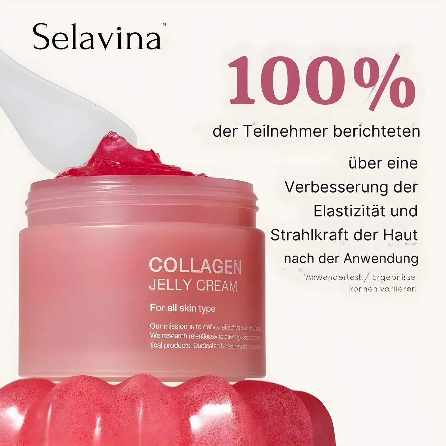 Selavina - K-Beauty Kollagen Niacinamid Jelly-Gesichtscreme